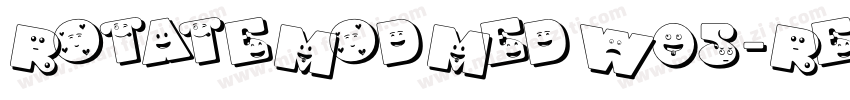 RotateModMedW05-Regular Regular字体转换